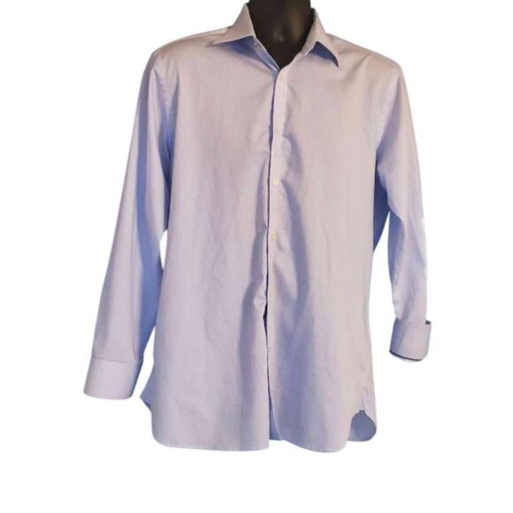 TED BAKER Endurance Long Sleeve Button Down Size 16 32/33 - Picture 2 of 4